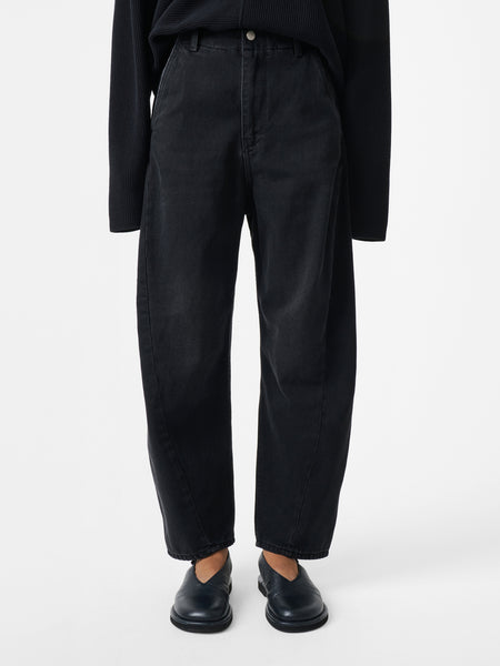 Akerman Denim Pant in Washed Black - Studio Nicholson