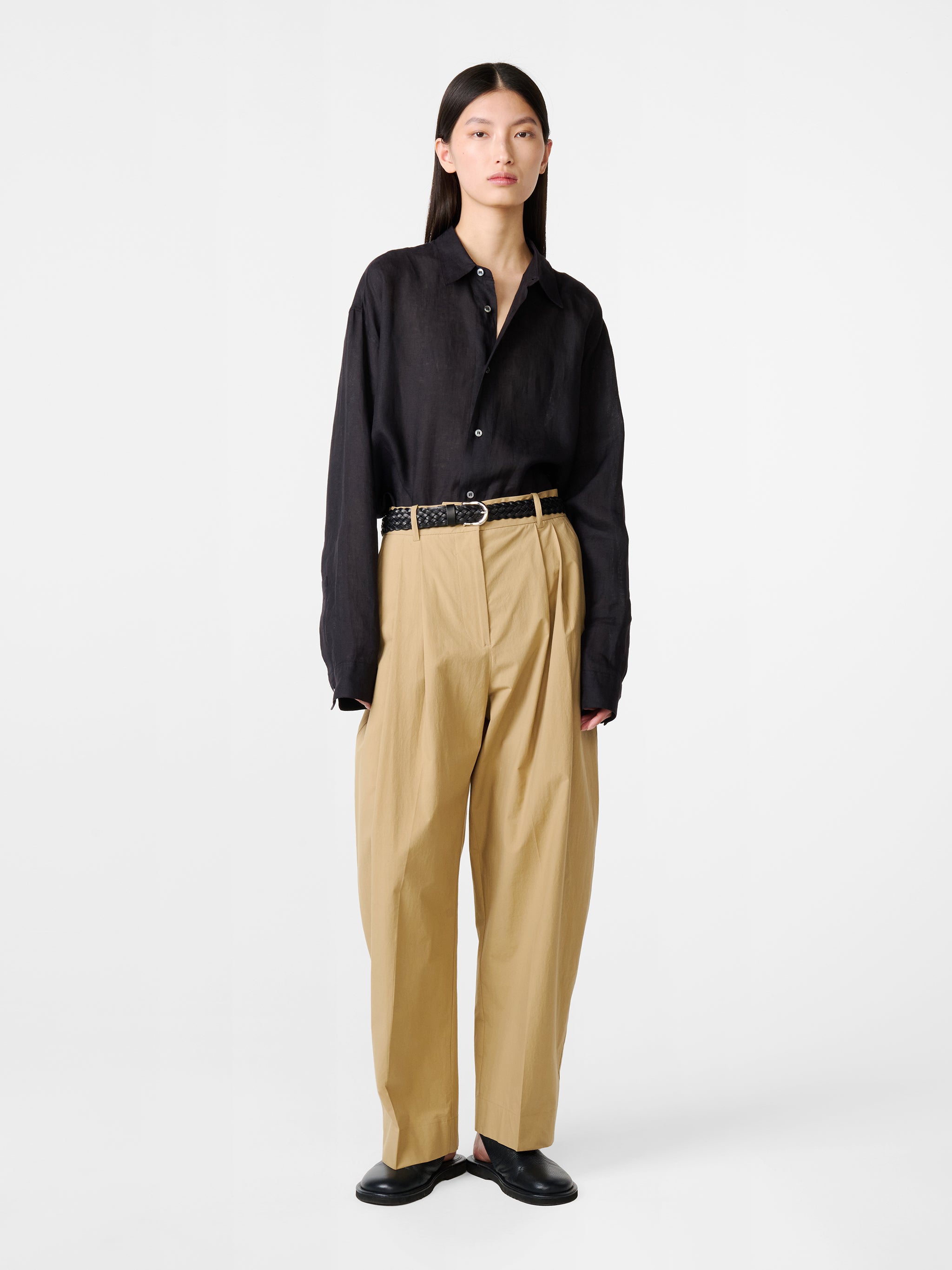 3回着用】STUDIO NICHOLSON 黒 ハイネック トップス L