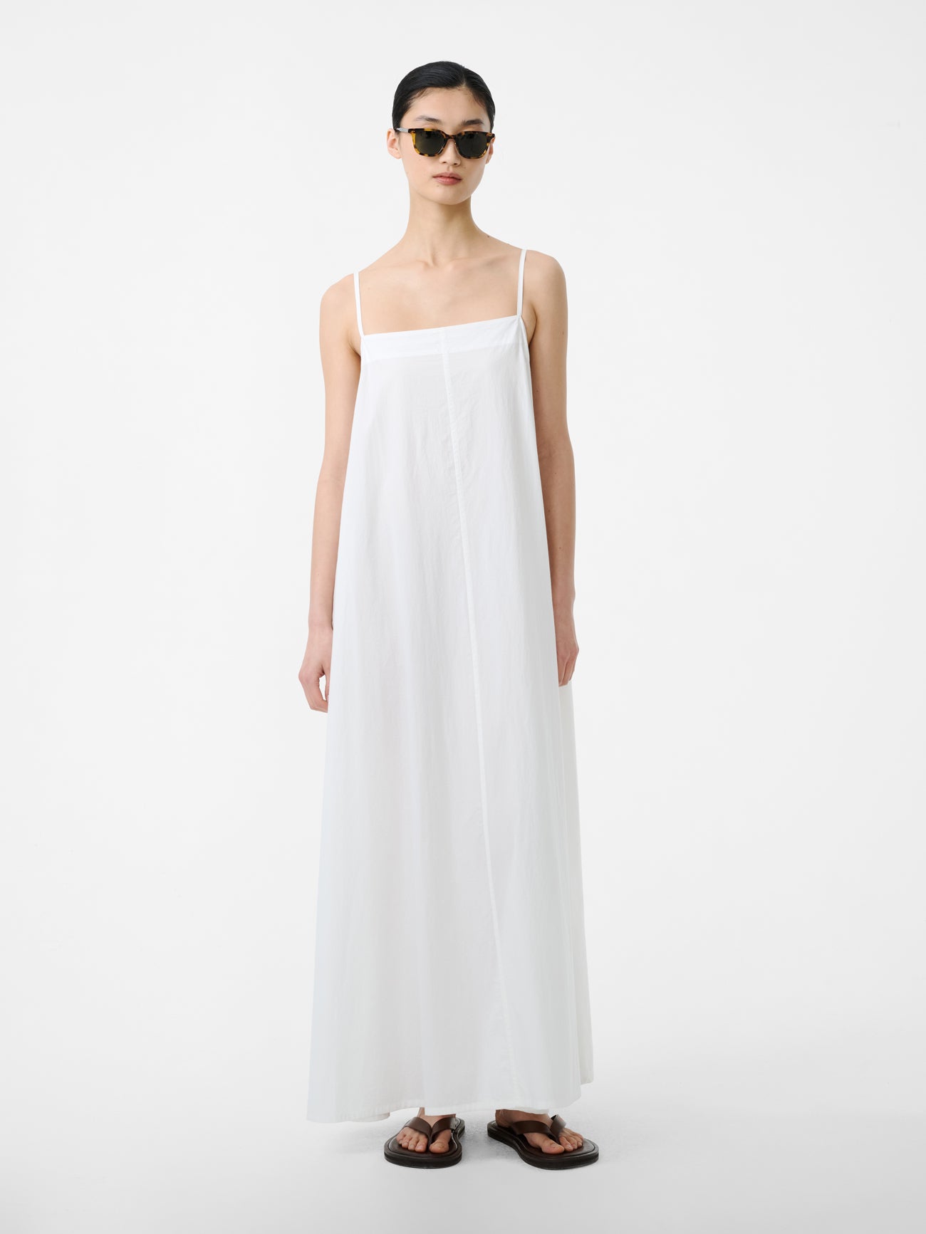 Achille Dress in Optic White - Studio Nicholson