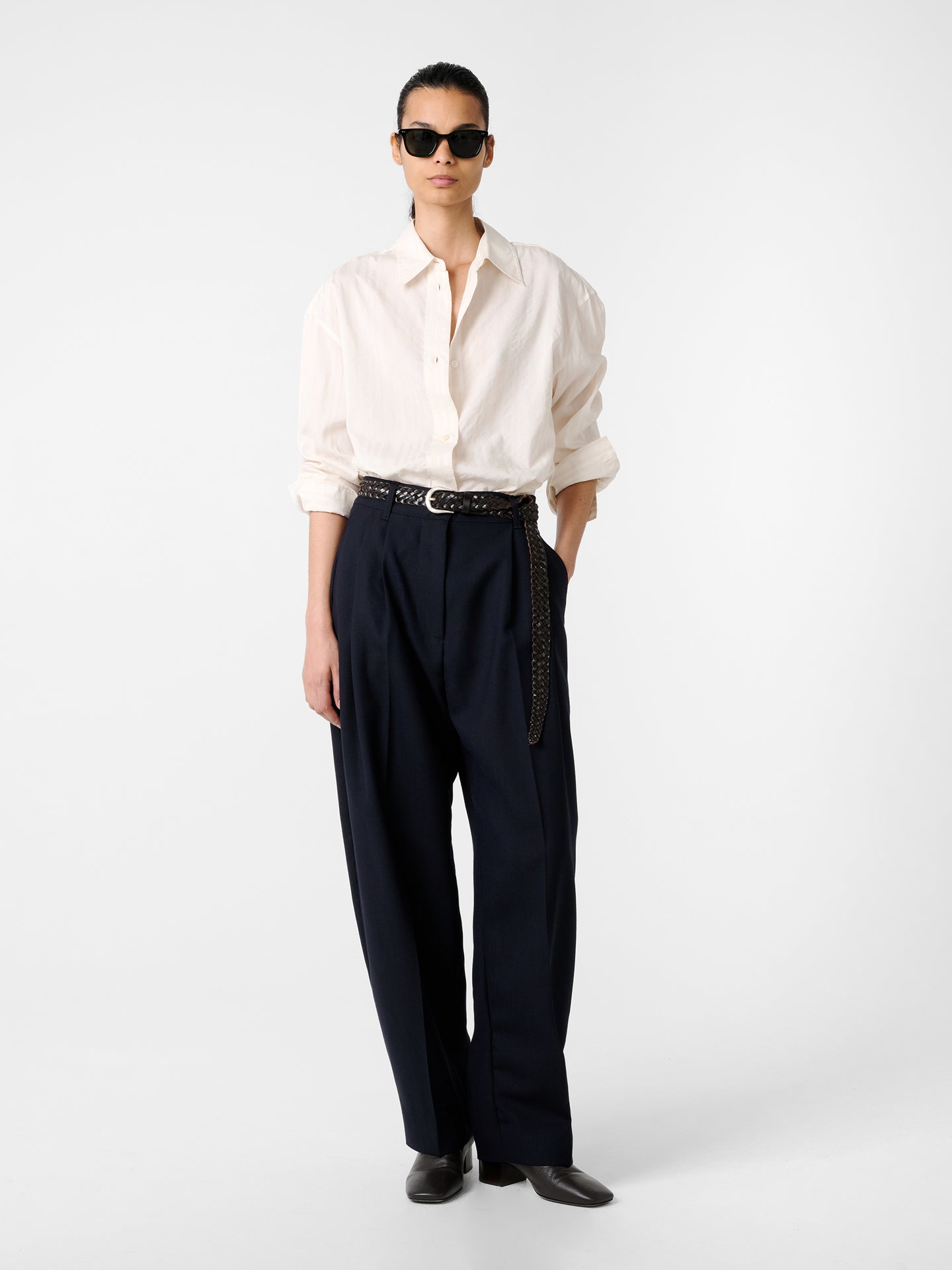 Acuna Heritage Wool Pant in Darkest Navy