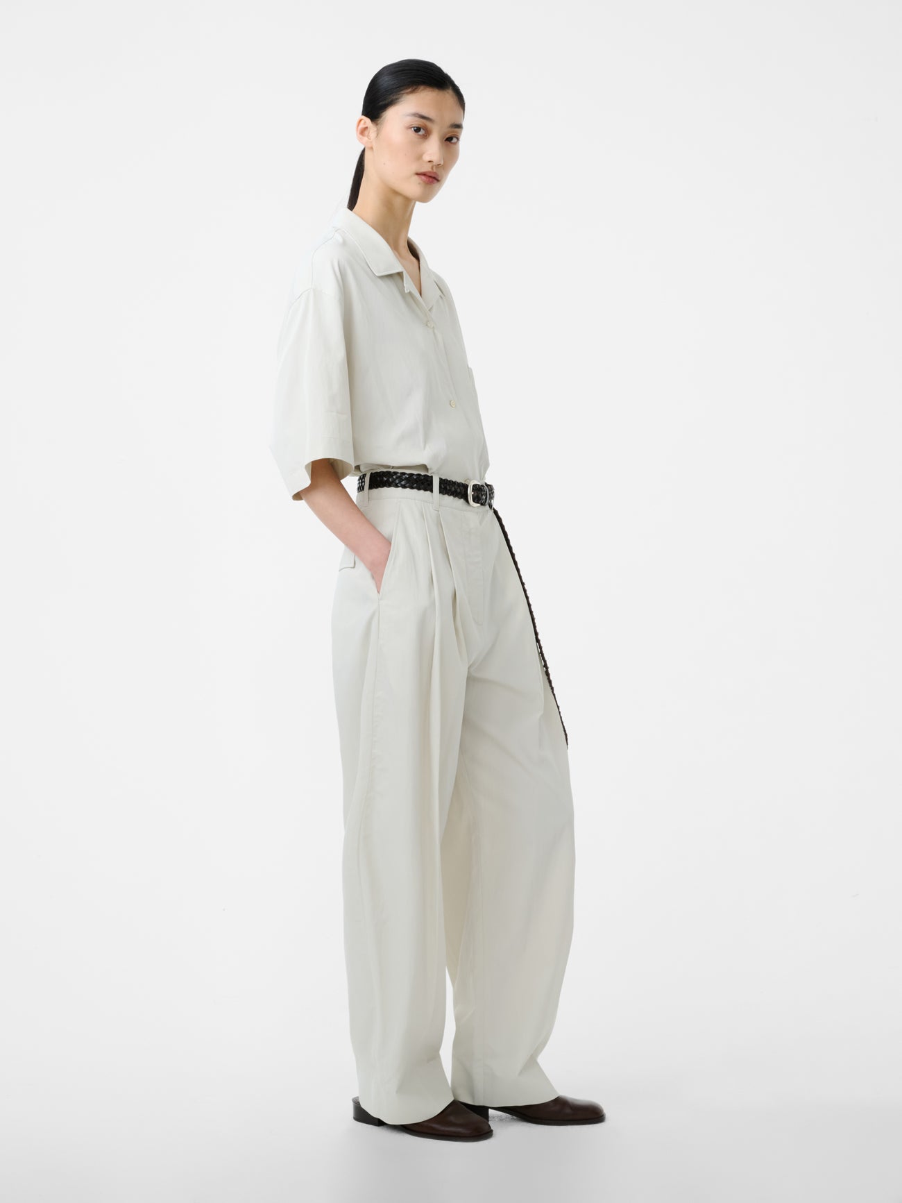 Acuna Pant in Bone - Studio Nicholson