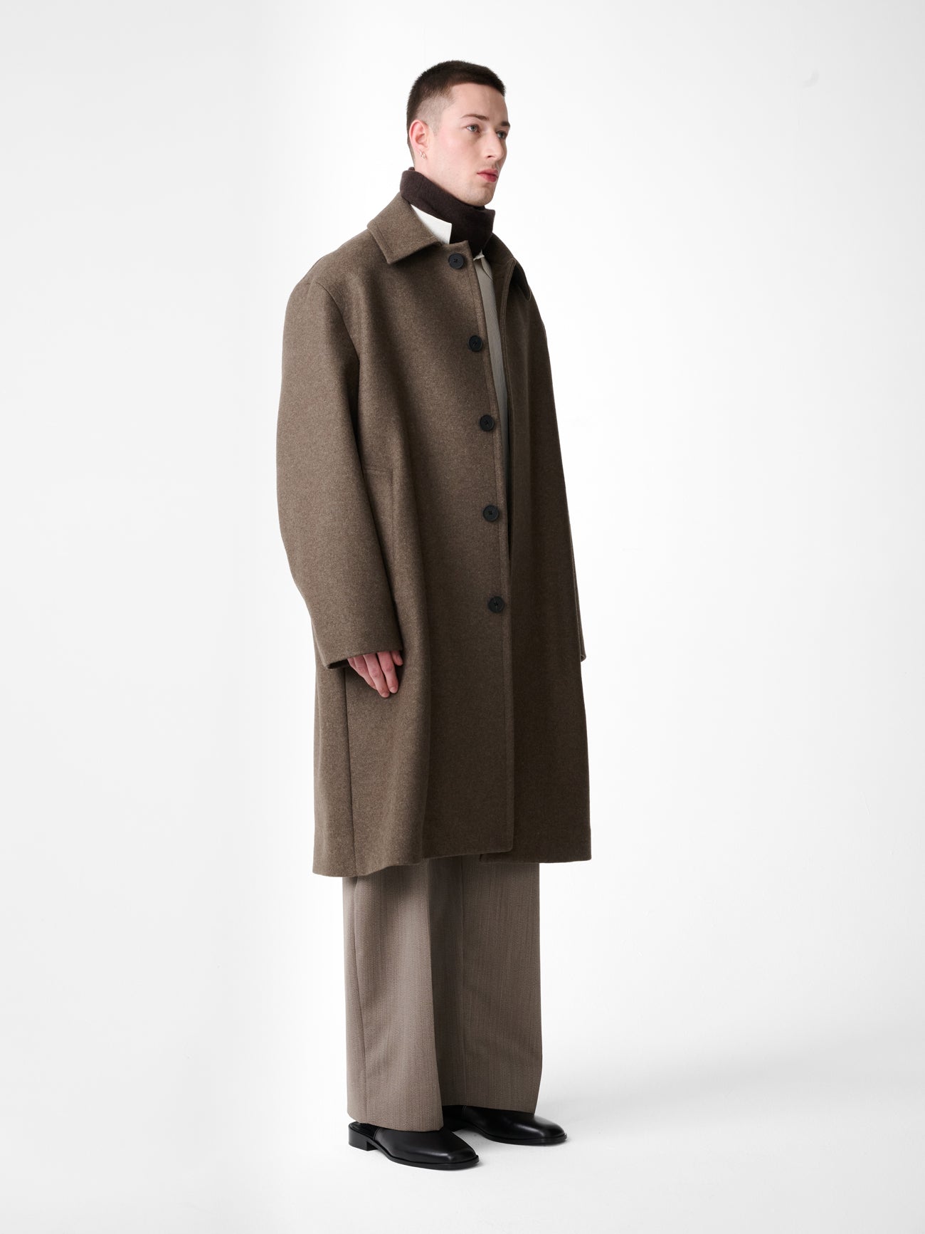 Ady Wool Coat in Loden