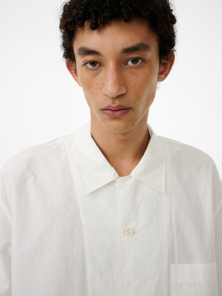 Agios Shirt in Optic White - Studio Nicholson