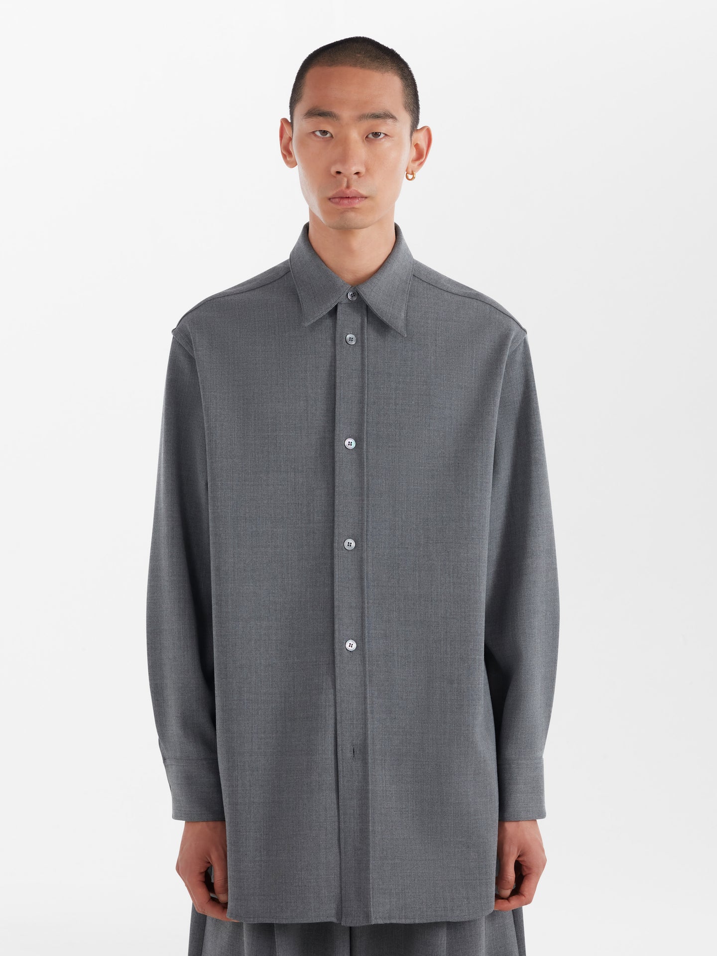 Akako Shirt in Grey Marl