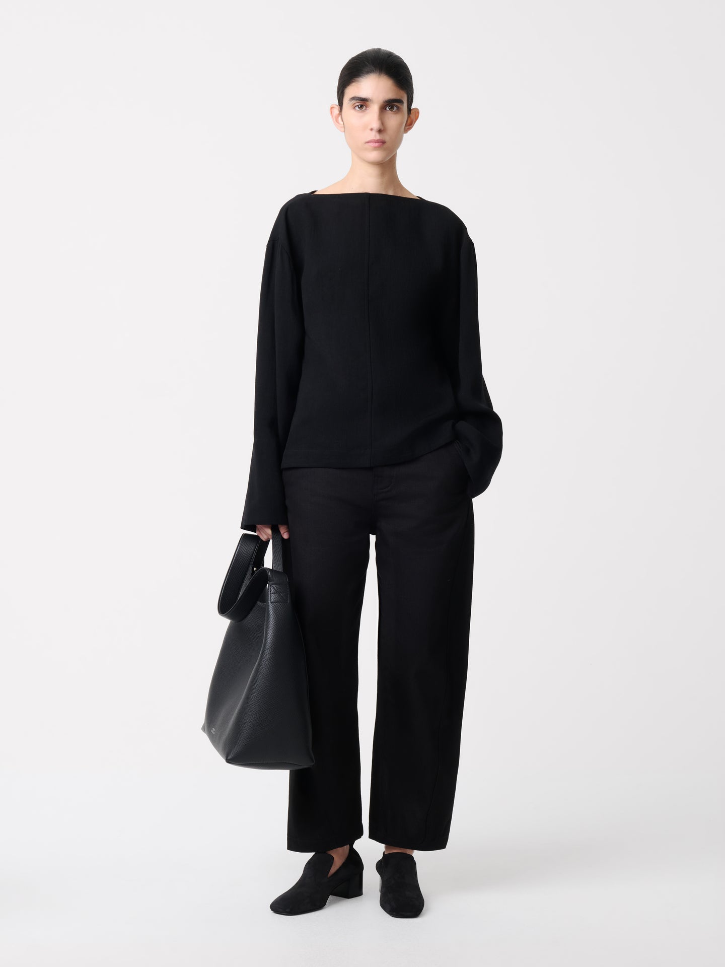 Akerman Denim Pant in Black