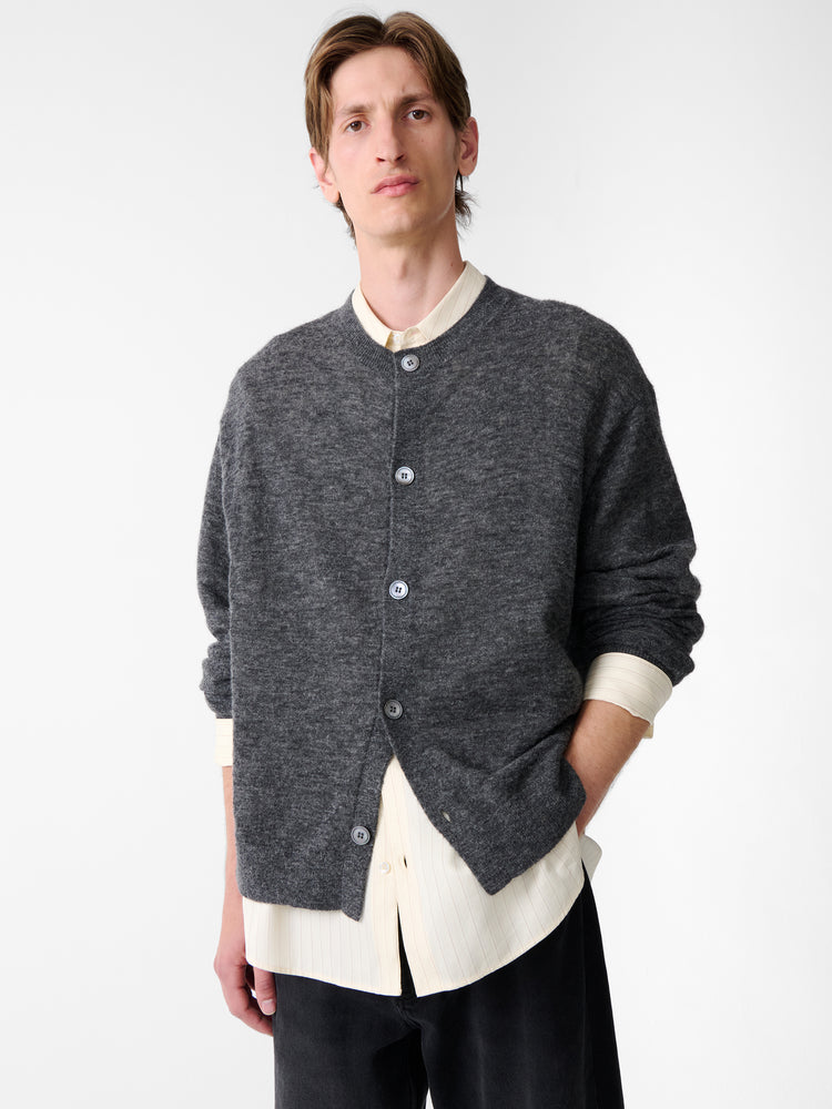 Andres Knit in Charcoal Marl