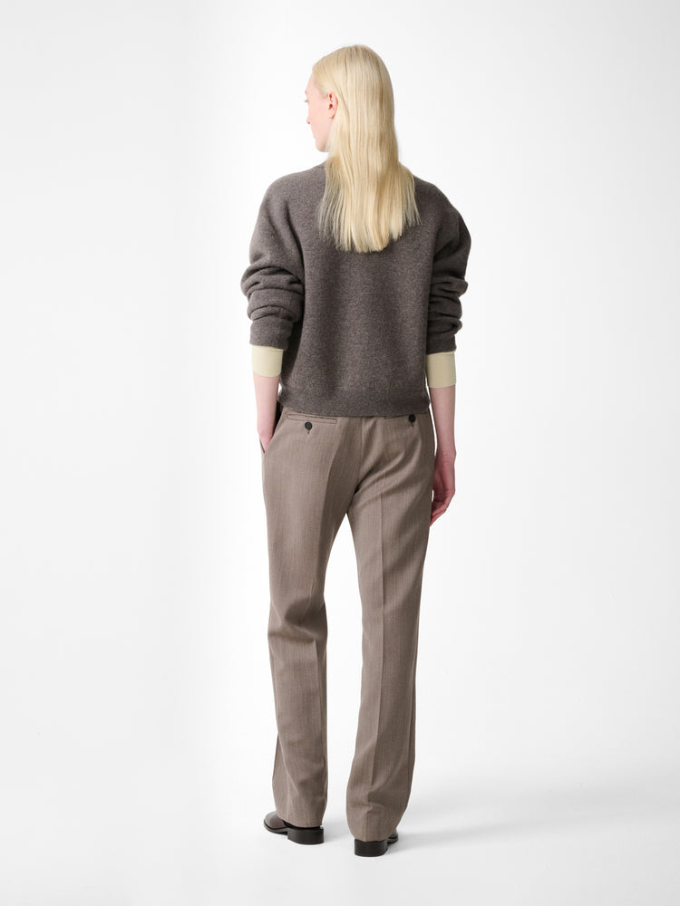Arvine Cardigan in Mouse
