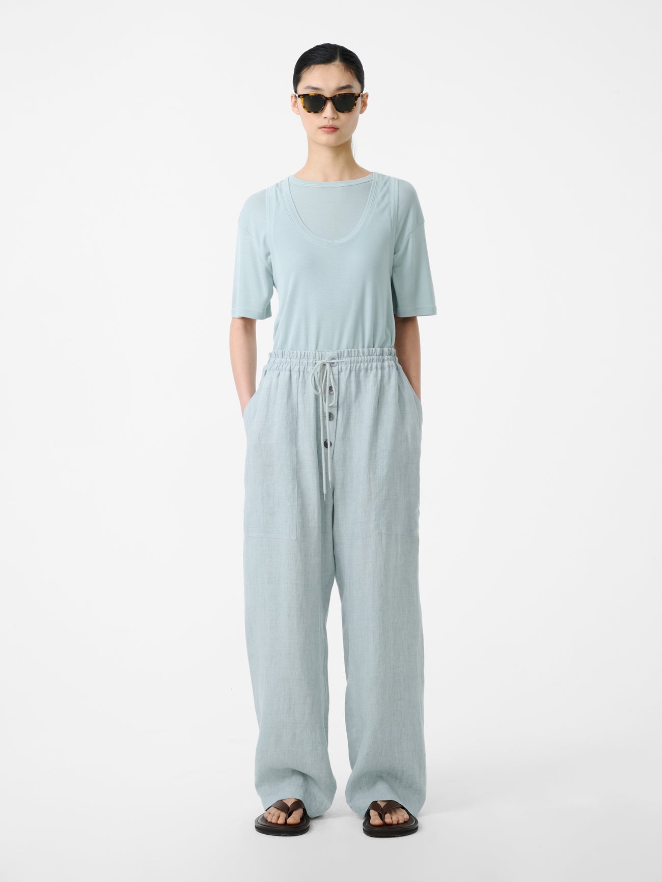 Attis Pant in Spearmint - Studio Nicholson