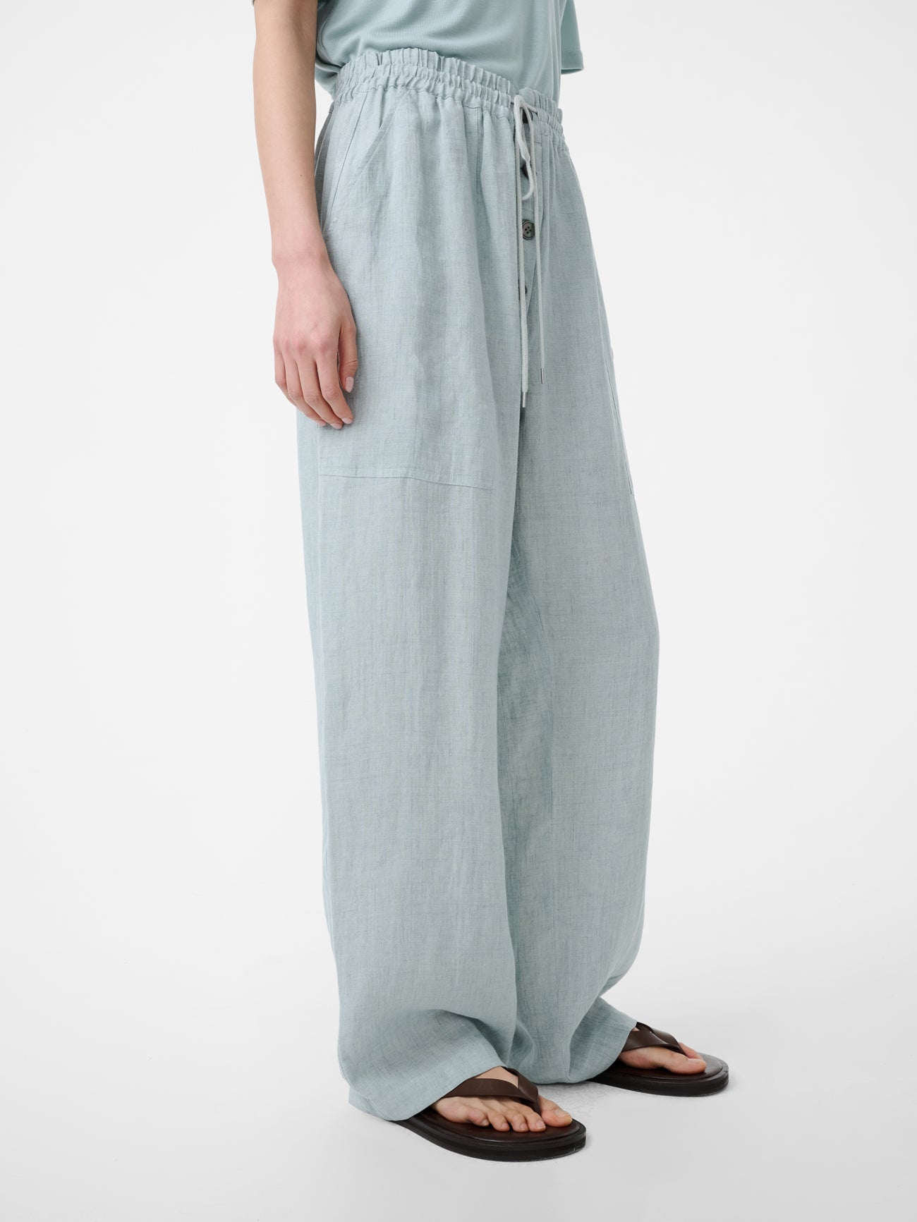 Attis Pant in Spearmint - Studio Nicholson