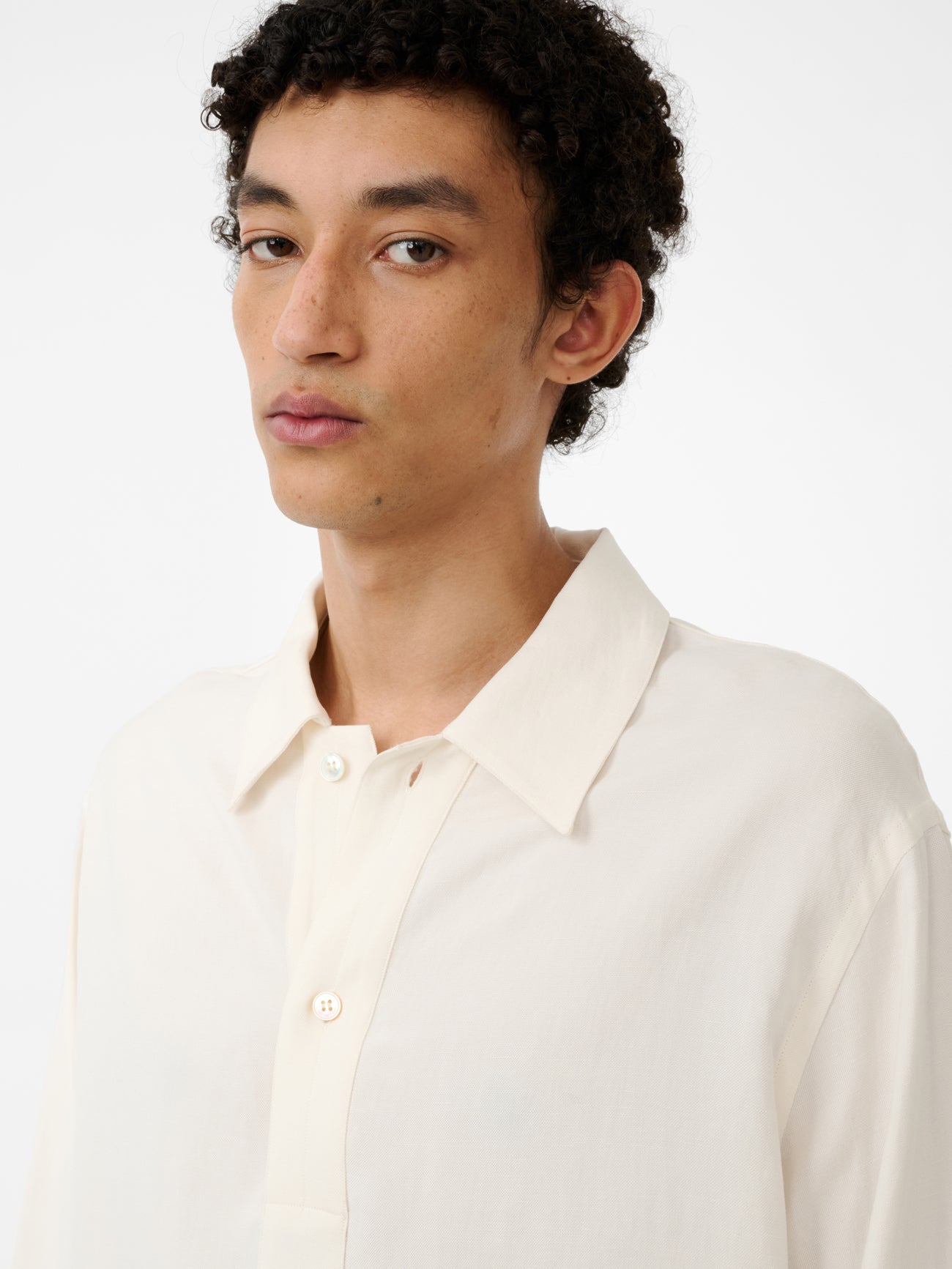 Austin Shirt in Chalk - Studio Nicholson