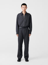 Axia Tropical Wool Shirt in Tarmac Grey - Studio Nicholson