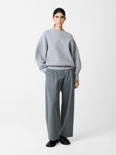 Ansell Viscose Pant in Grey Marl - Studio Nicholson