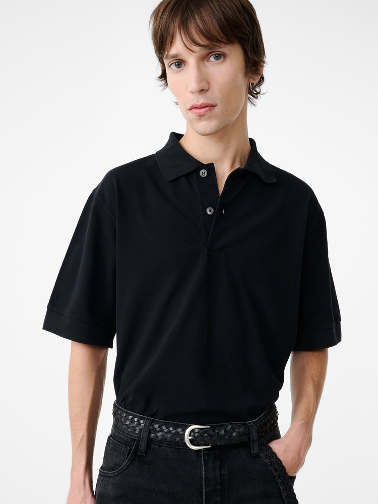 Balaton Jersey in Washed Black