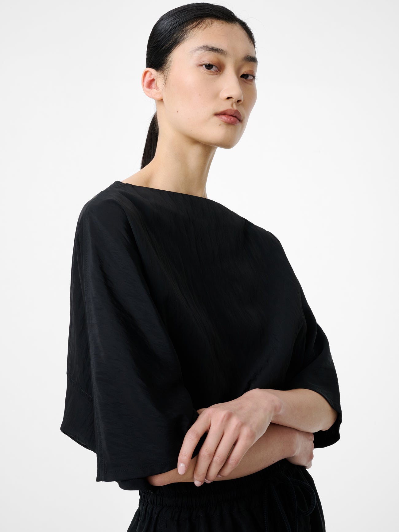 Bascom Top in Black - Studio Nicholson