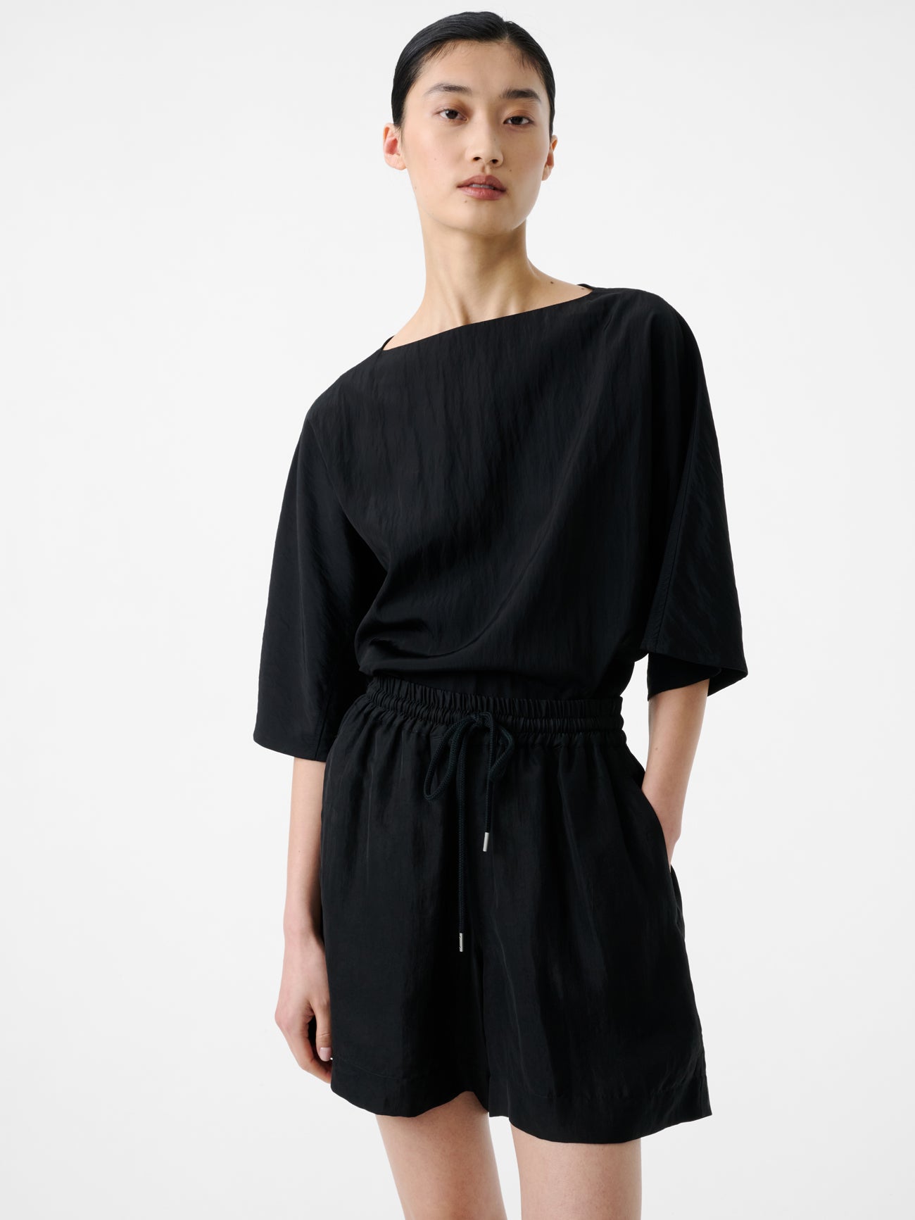 Bascom Top in Black - Studio Nicholson