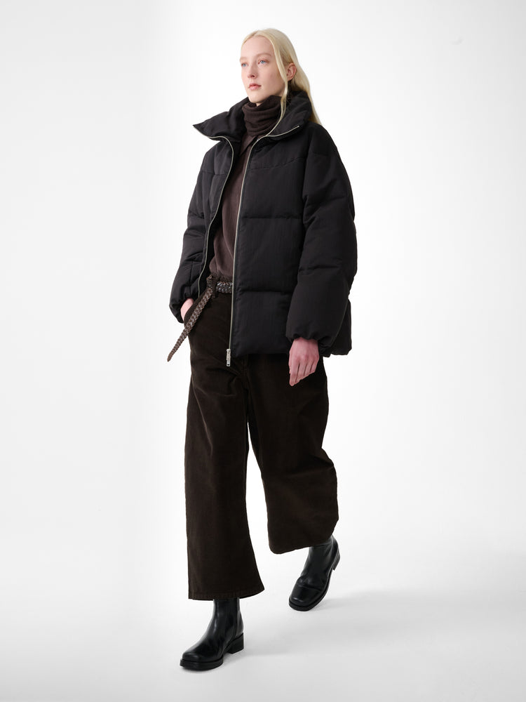 Basel Puffer Jacket in Black