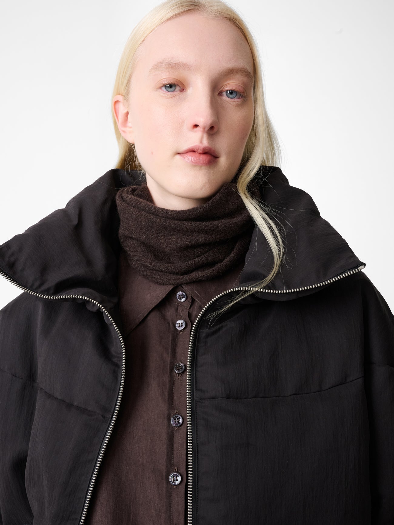 Basel Puffer Jacket in Black