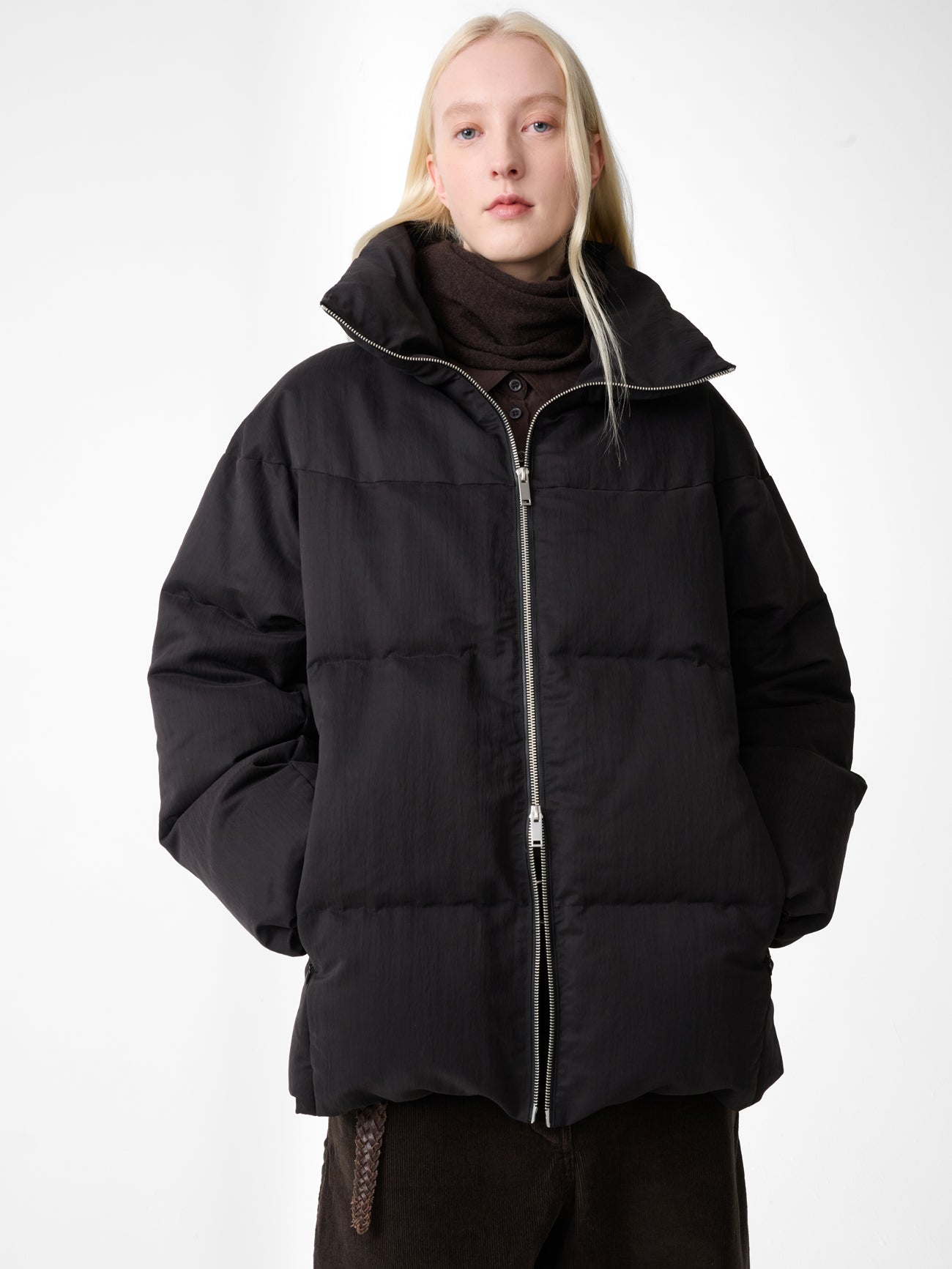 Basel Puffer Jacket in Black