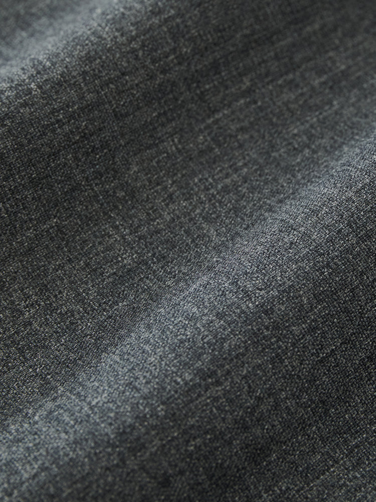 SN X BEAMS PLUS Alvy Tropical Wool Pant in Charcoal Marl