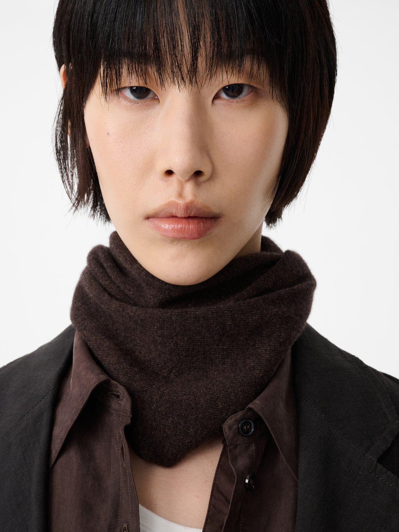 Bram Scarf in Espresso Brown