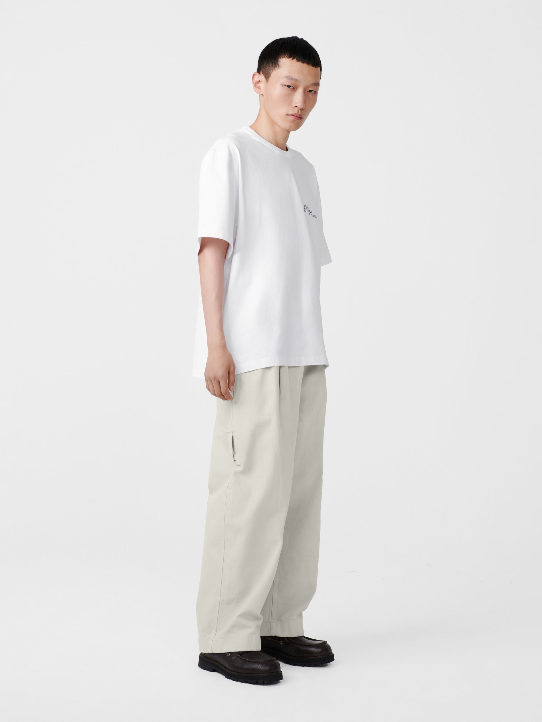 Bridges Denim Pant in Bone Grey– Studio Nicholson