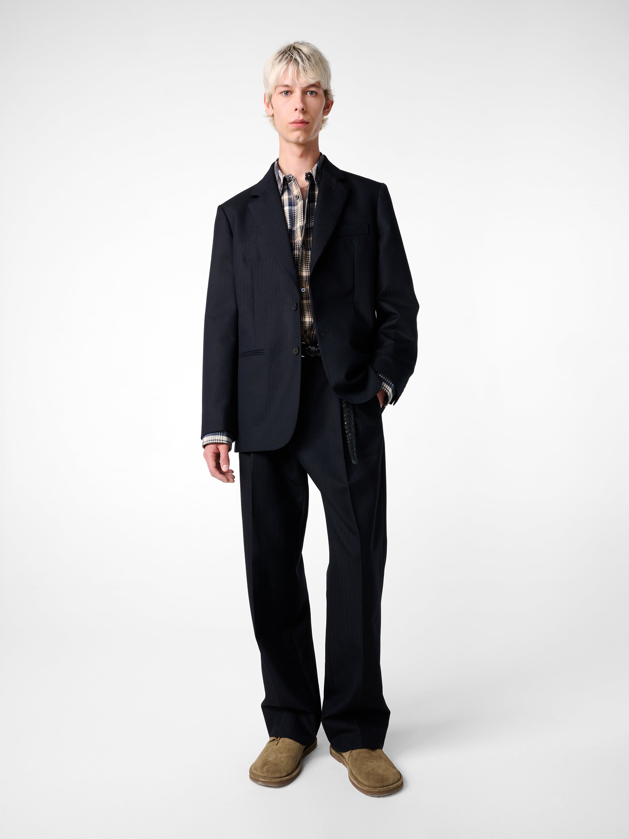 Burlington Wool Jacket in Darkest Navy — Studio Nicholson