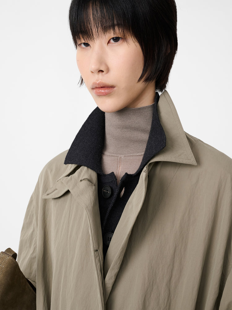 Campion Coat in Mole