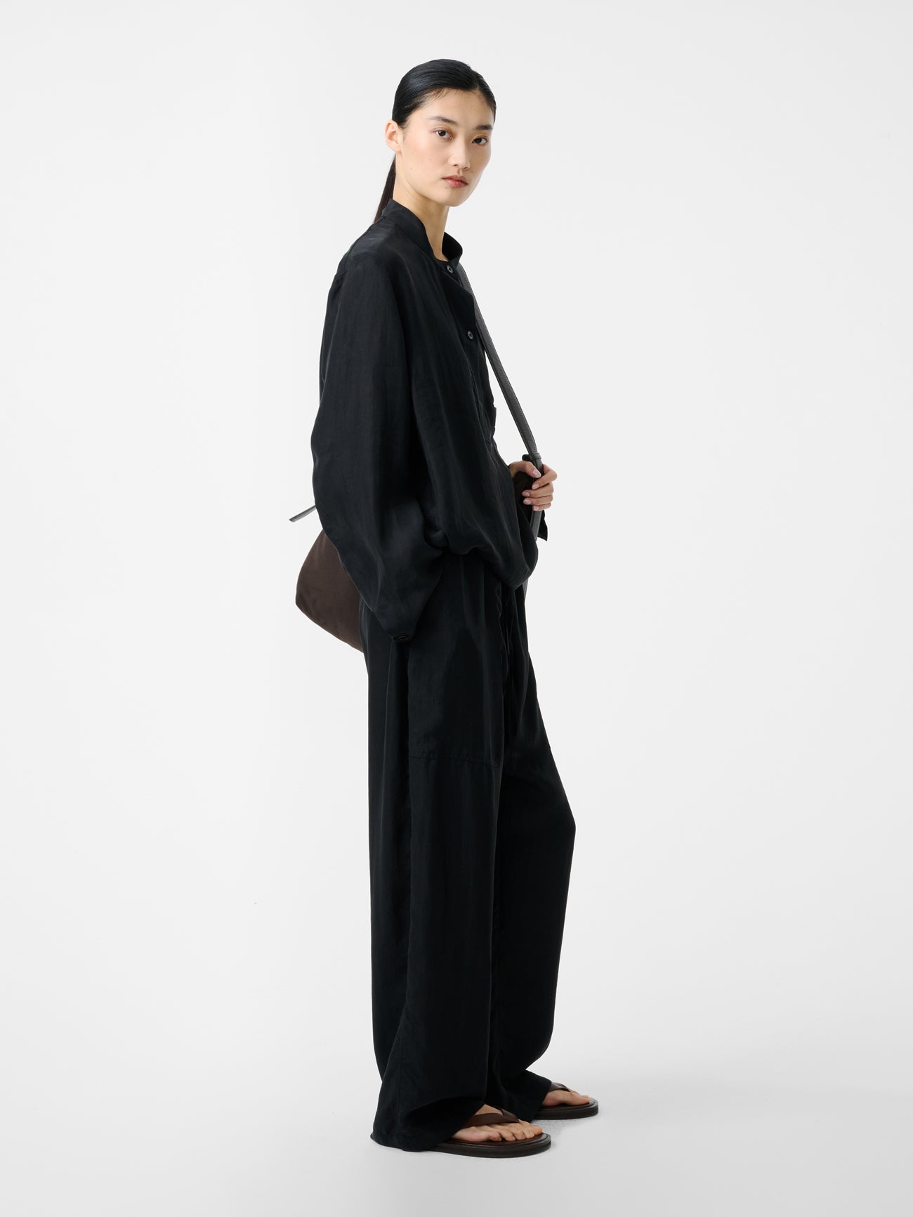 Capel Twill Pant in Black - Studio Nicholson