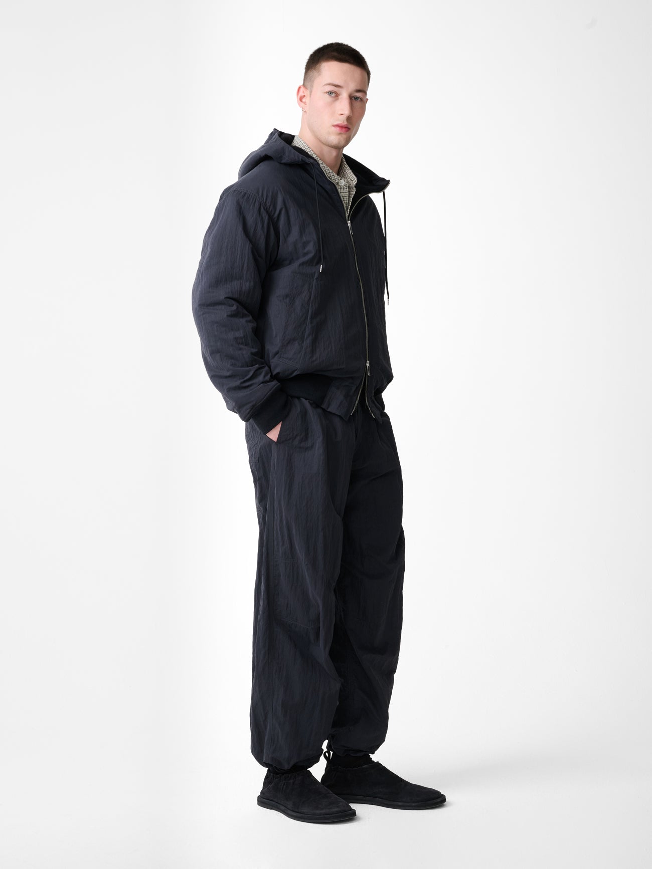 Caro Belted Pant in Black