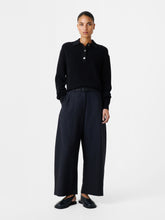 Chalco Linen Blend Pant in Darkest Navy - Studio Nicholson