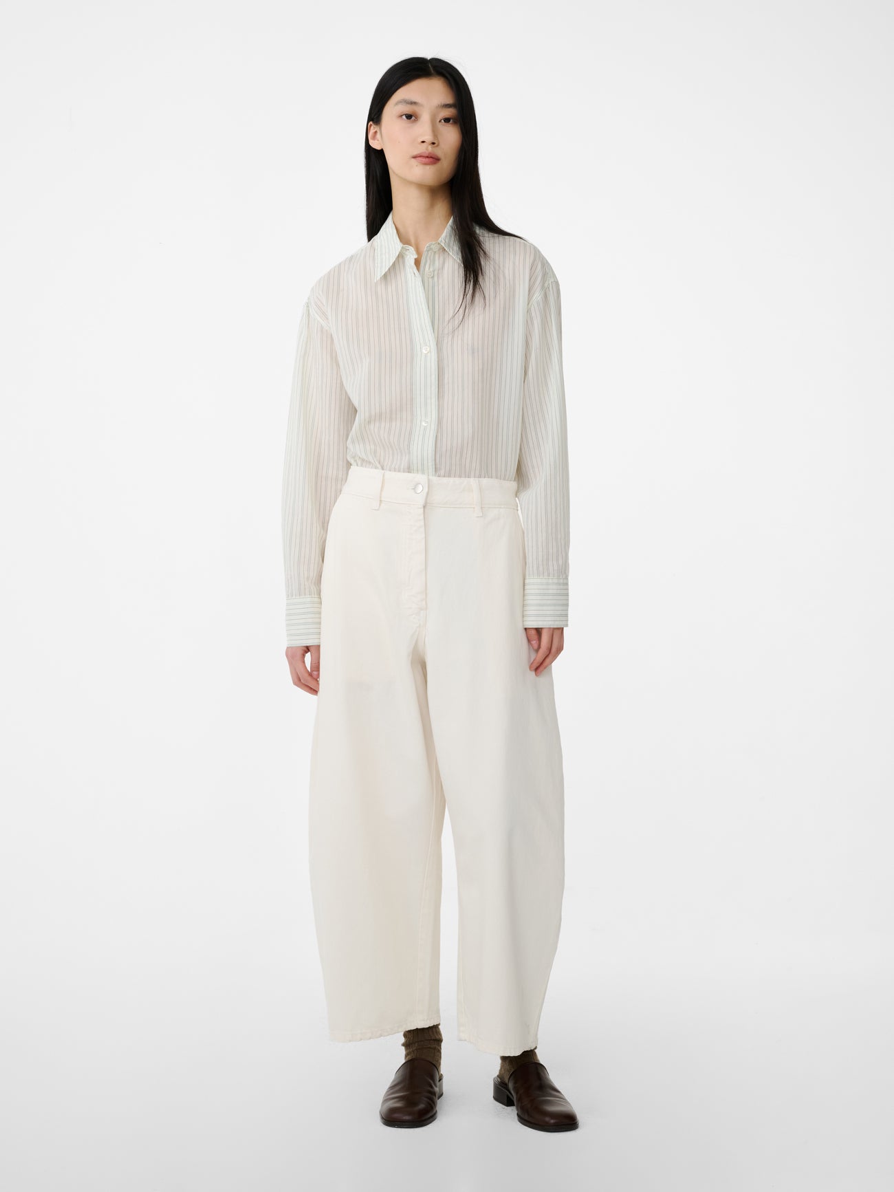 Chalco Denim Pant in Parchment