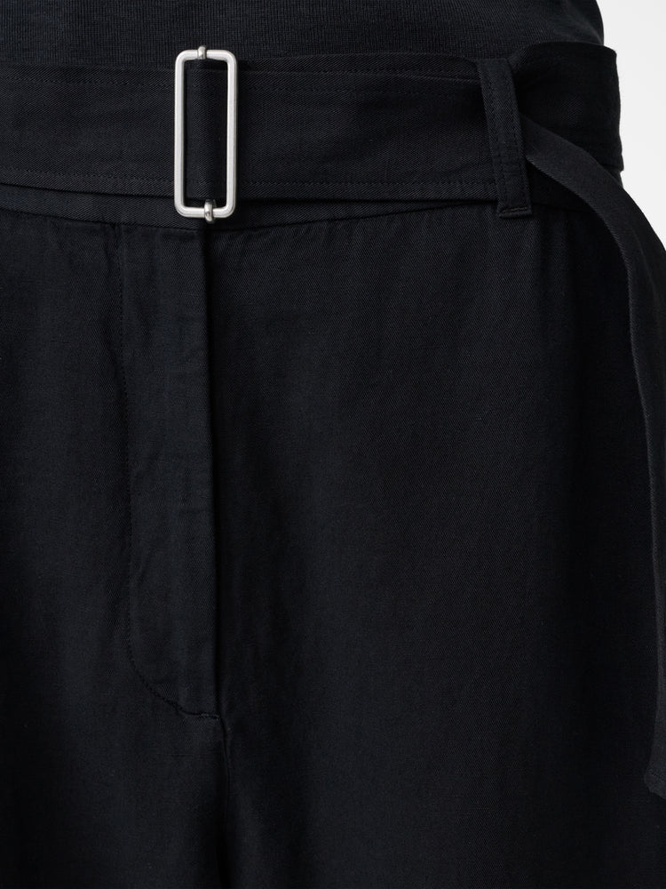 Chatto Belted Pant in Black
