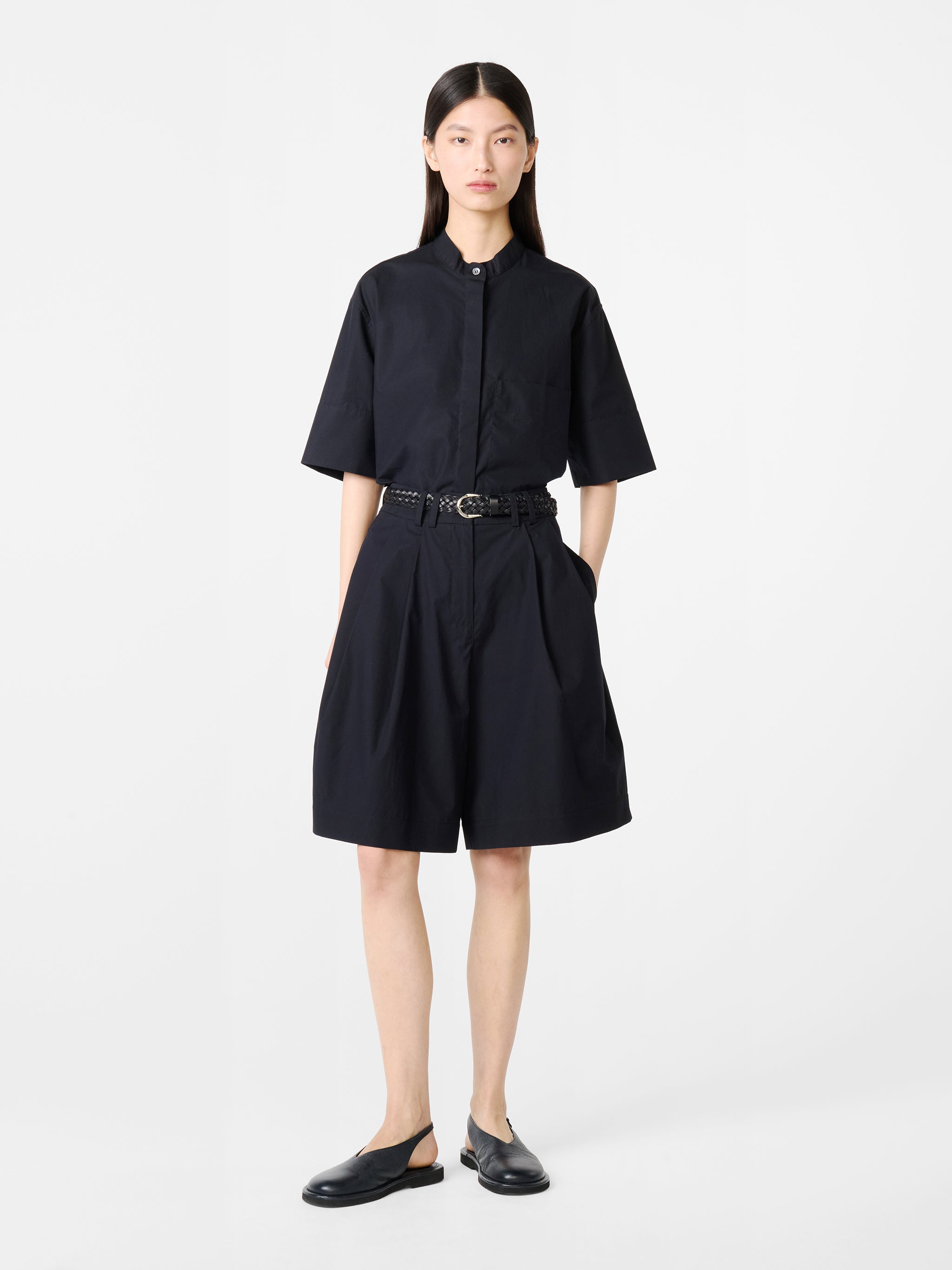 Steel Short in Black– Studio Nicholson