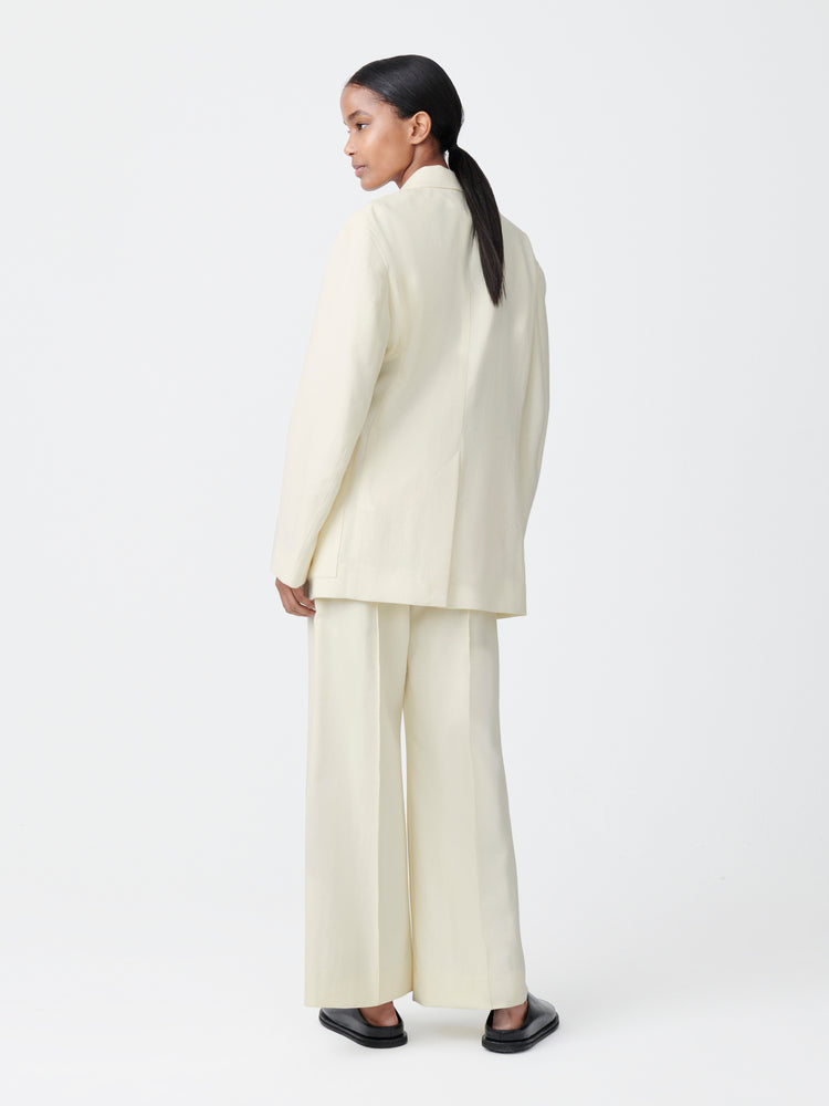 Conde Dry Cotton Jacket in Parchment