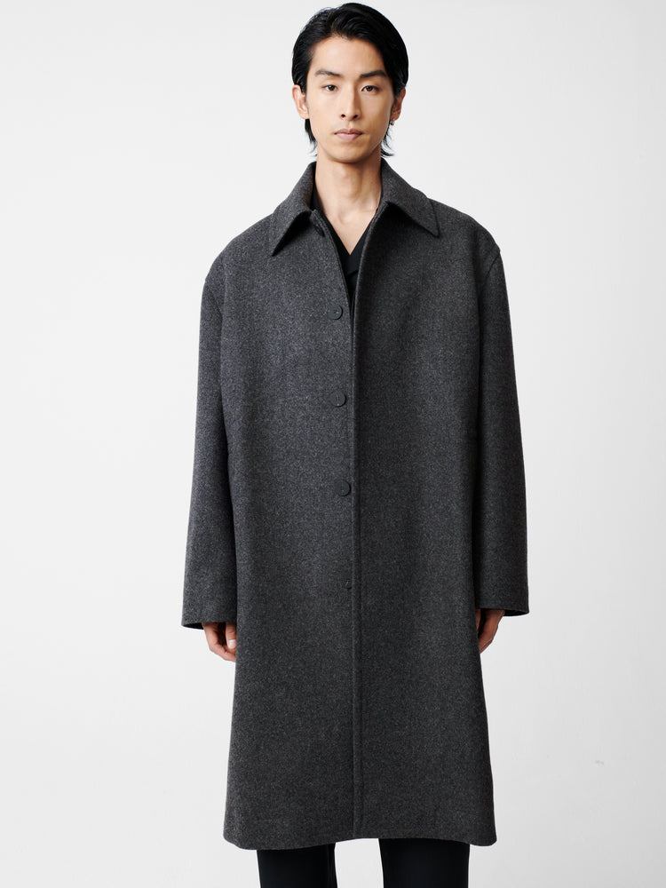 Cover Coat in Charcoal Marl