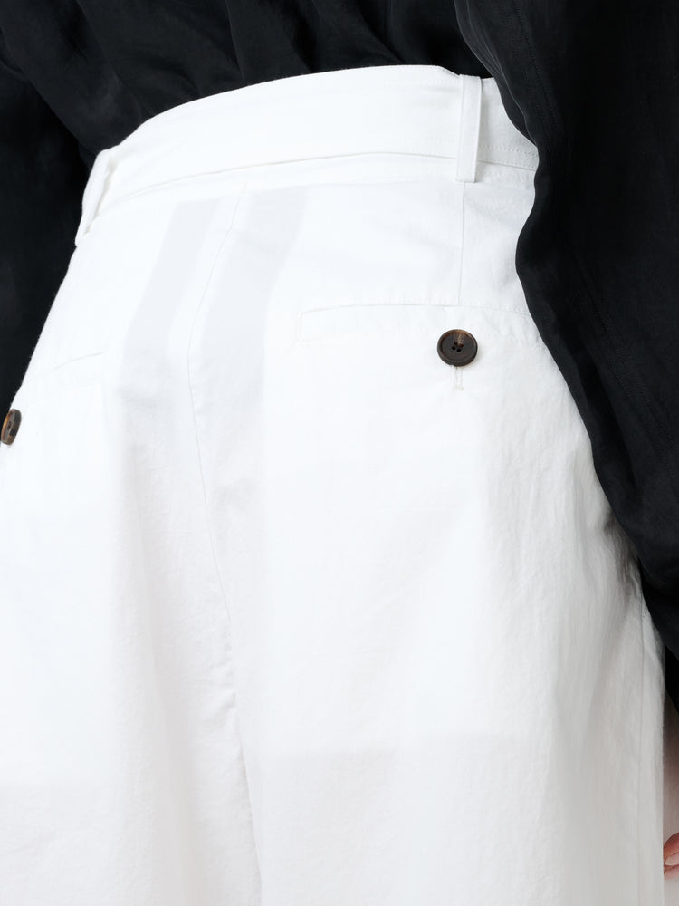 Creon Short in Optic White - Studio Nicholson