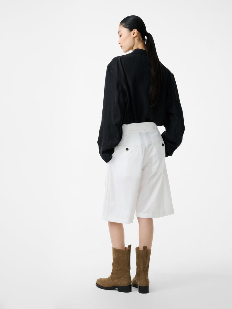 Creon Short in Optic White - Studio Nicholson