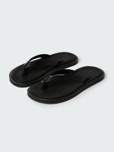 Men's Curren Leather Sandal in Black - Studio Nicholson