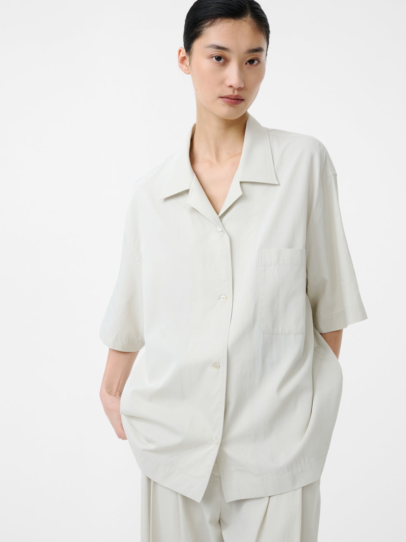 Delos Shirt in Bone - Studio Nicholson