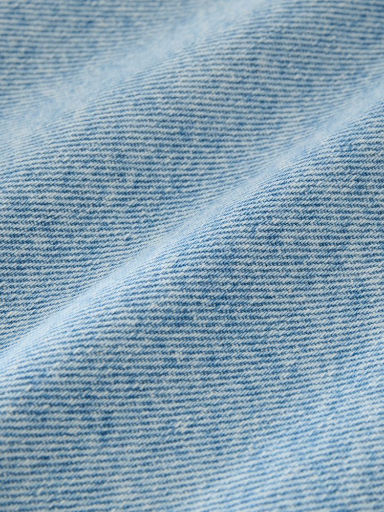 Derby Denim Jacket in Bleached Wash