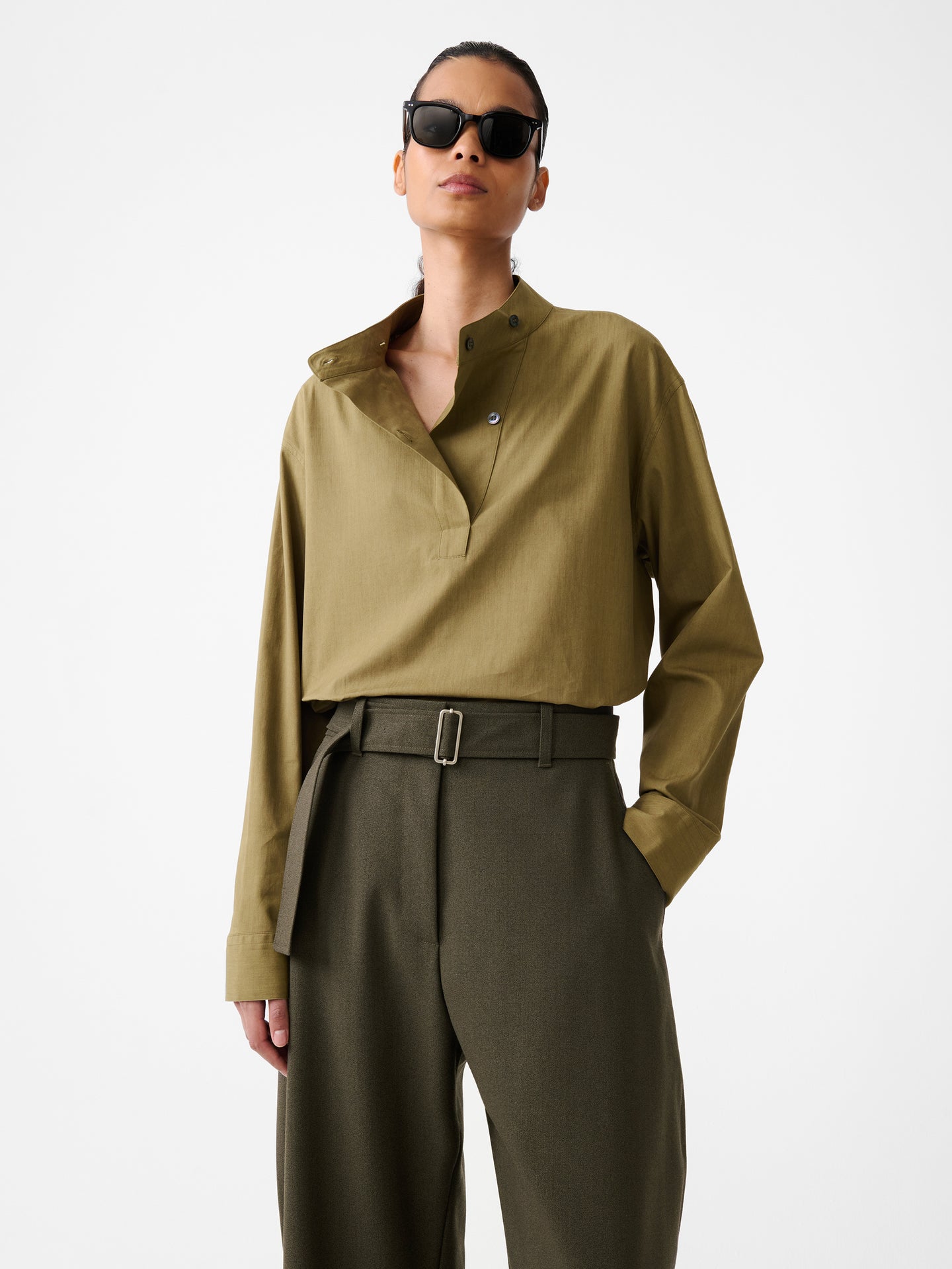 Dimas Shirt in Military Green