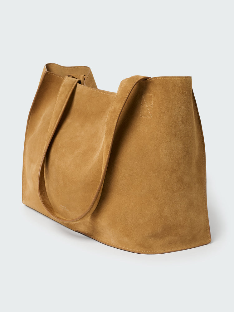 Doublet Suede Bag in Sand