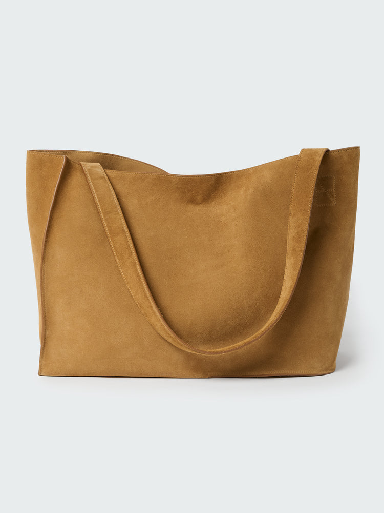 Doublet Suede Bag in Sand