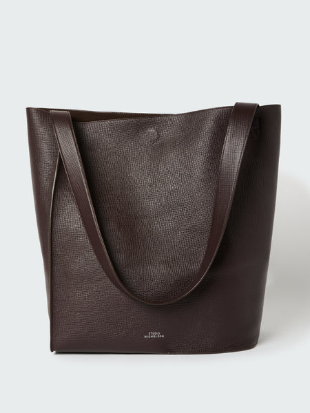 Doublet Type 2 Leather Bag in Darkest Navy | Leather Tote – Studio