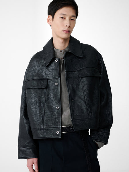 ジャケット・アウター Common divisor black leather jacket Women's Classic Black Biker Jacket | Upcycled Leather – Deadwood