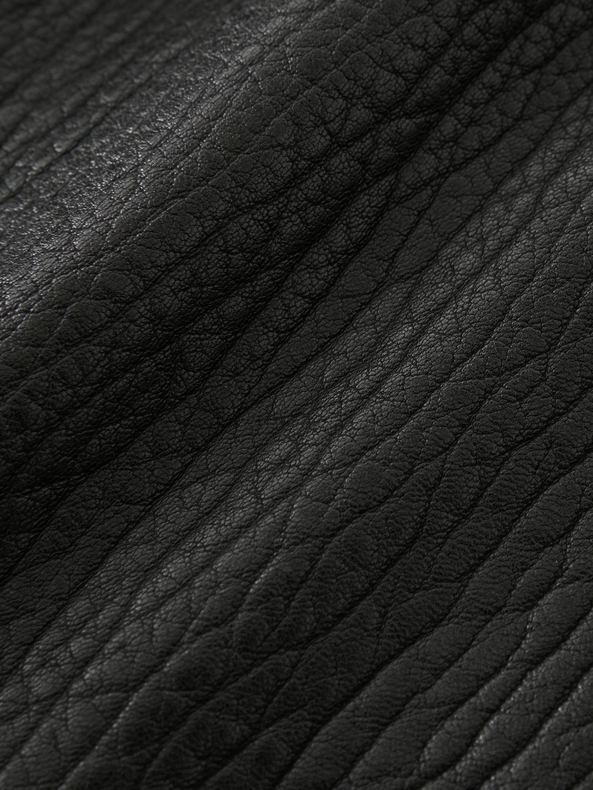 Doyard Leather Jacket in Black - Studio Nicholson