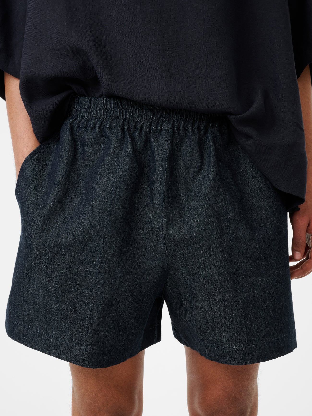 Elio Short in Indigo - Studio Nicholson