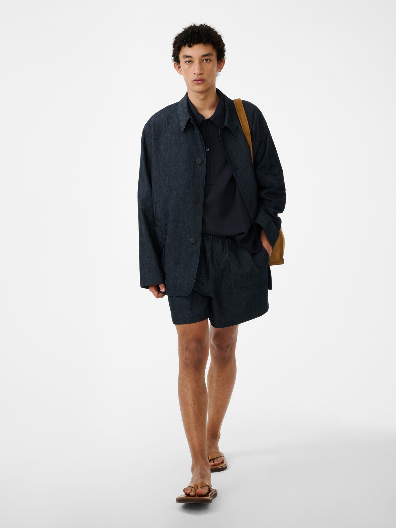 Elio Short in Indigo - Studio Nicholson