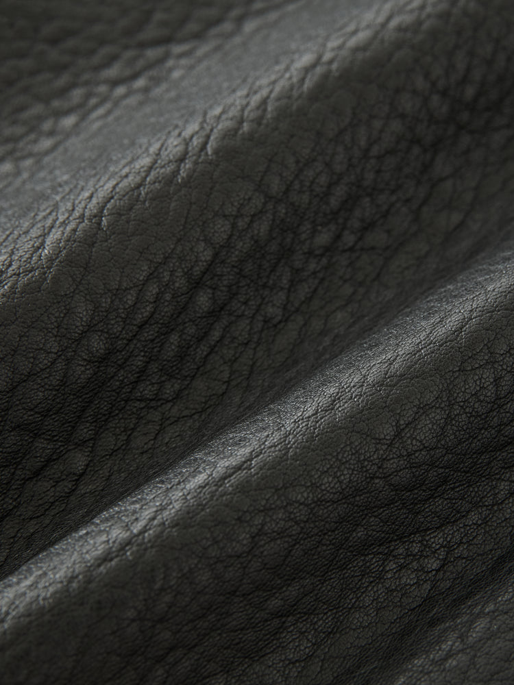 Erie Leather Jacket in Black