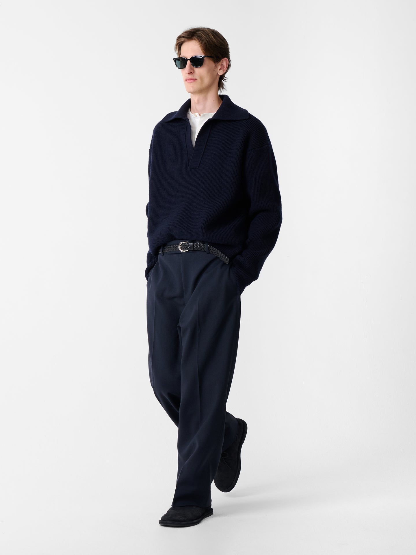 Ester Pant in Darkest Navy